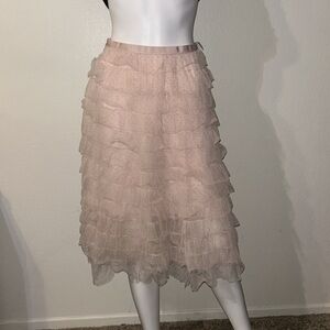Cocoon Ruffle Tulle Skirt | Color:
Pink